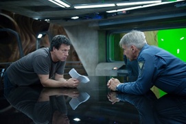 Sur le plateau du film Ender's Game Sur le plateau du film Ender's Game