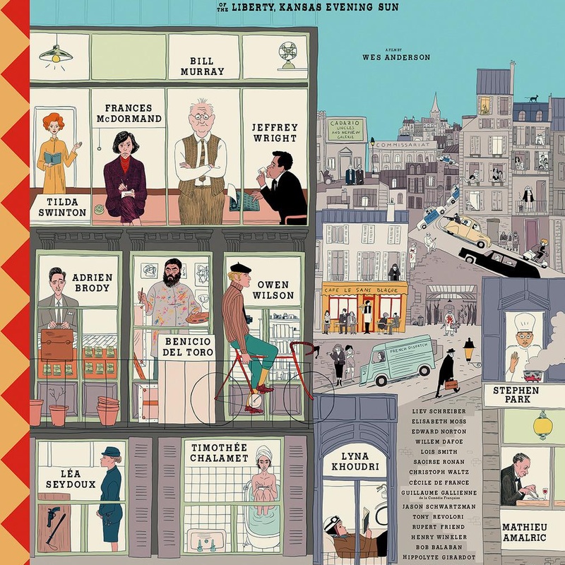 Affiche the French Dispatch