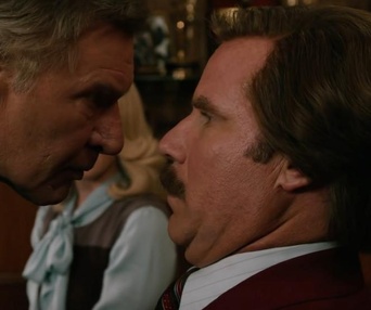 Une scène du film Anchorman 2: The Legend Continues