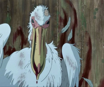 Une scène du film The Boy and the Heron