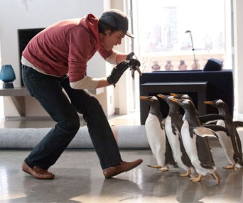 Une scène du film Mr. Popper's Penguins