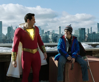 Une scène du film Shazam!
