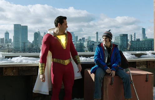Une scène du film Shazam!