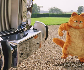 Scène du film Garfield Pacha Royal