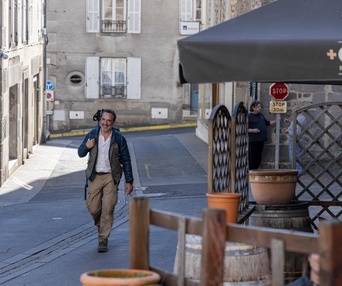 Une scène du film Sur les chemins noirs