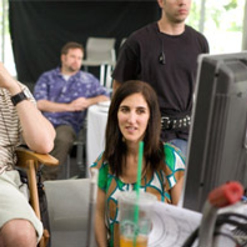Adam Shankman sur le plateau du film Bedtime Stories