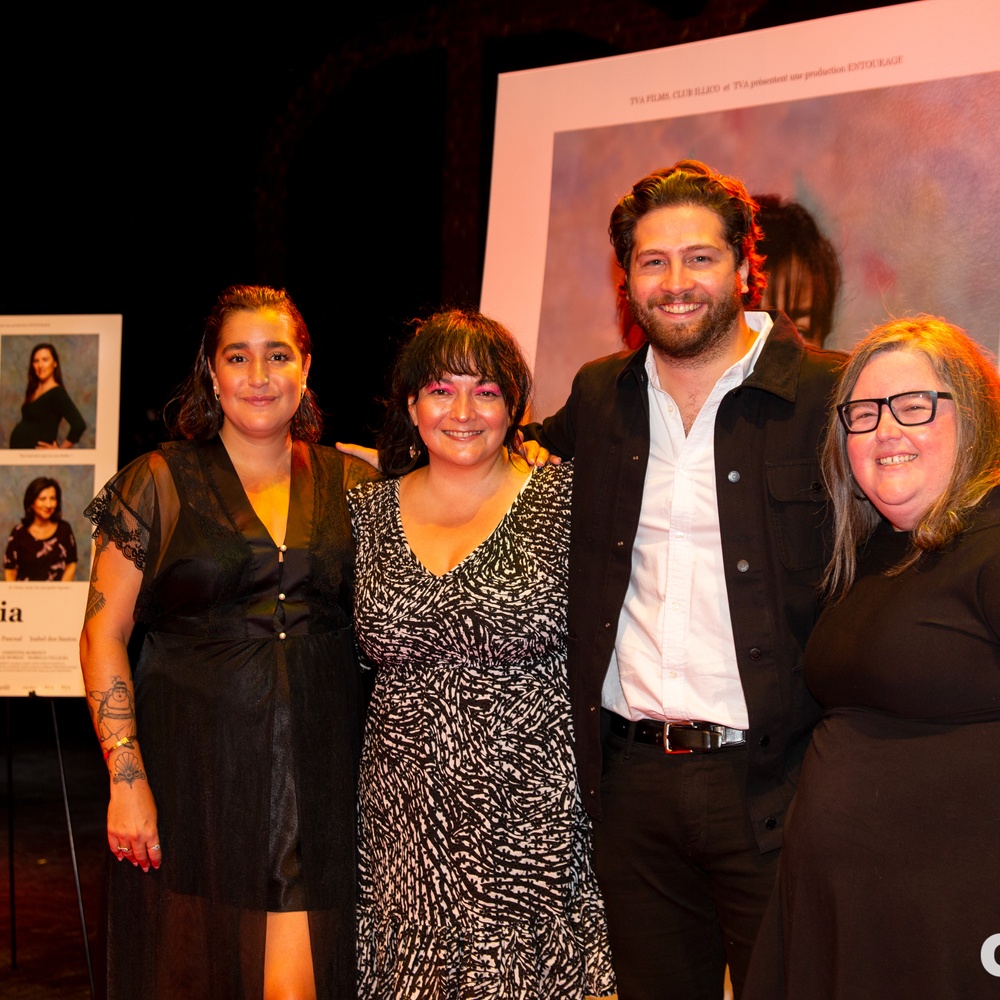 Sur le tapis rouge du film Maria