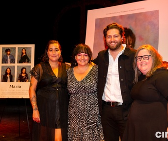 Sur le tapis rouge du film Maria