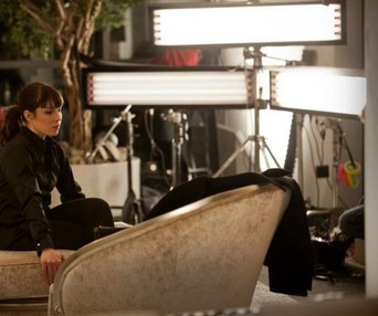 Sur le plateau du film Passion