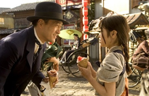 Ken Watanabe et Suzuka Ohgo dans le film Memoirs of a Geisha