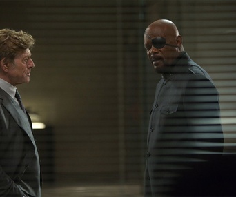 Une scène du film Captain America: The Winter Soldier