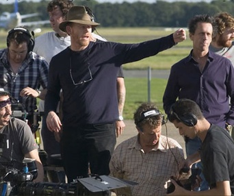 Ron Howard lors du tournage du Da Vinci Code