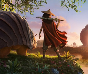 Une scène du film Raya and the Last Dagron