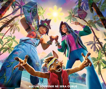 Affiche en français du film L'île de l'oubli