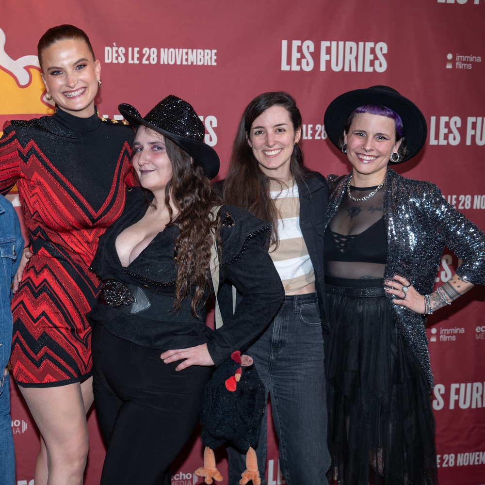 Tapis rouge de la première du film Les Furies