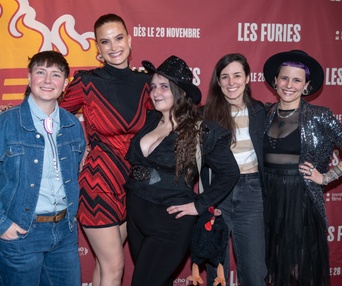 Tapis rouge de la première du film Les Furies