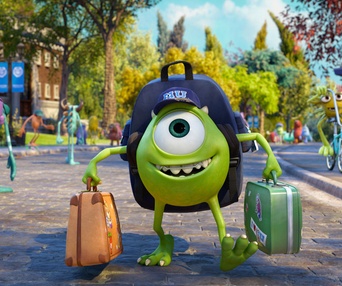 Une scène du film Monsters University