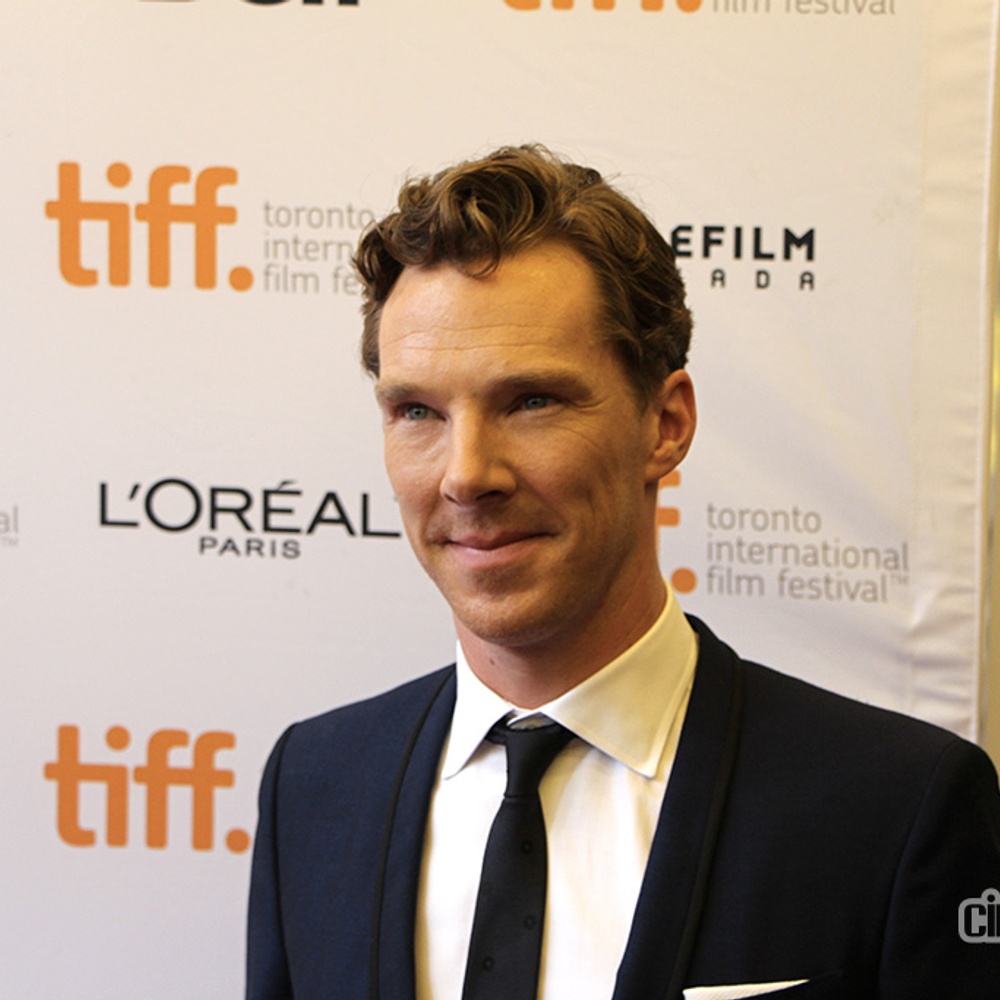 Sur le tapis rouge du film The Imitation Game
