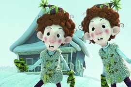 Une scène du film La guerre des tuques 3D Une scène du film La guerre des tuques 3D