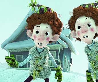 Une scène du film La guerre des tuques 3D
