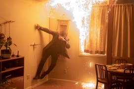 Une scène du film Firestarter Une scène du film Firestarter