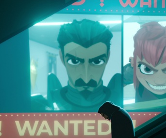 Une scène du film Nimona