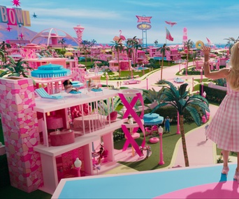 Une scène du film Barbie