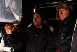 Sur le plateau du film Good Neighbours Sur le plateau du film Good Neighbours