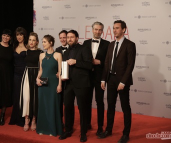 Sur le tapis rouge de Gala du cinéma Québécois