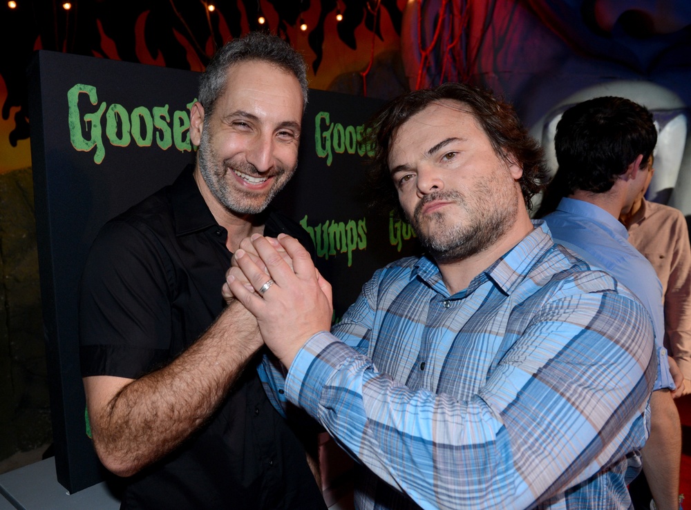 Séance photo avec les acteurs de Goosebumps