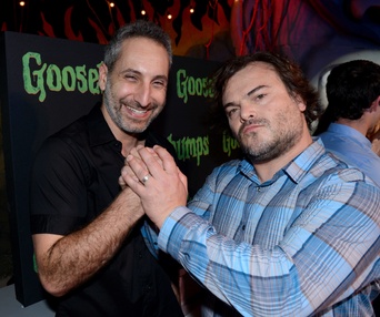 Séance photo avec les acteurs de Goosebumps