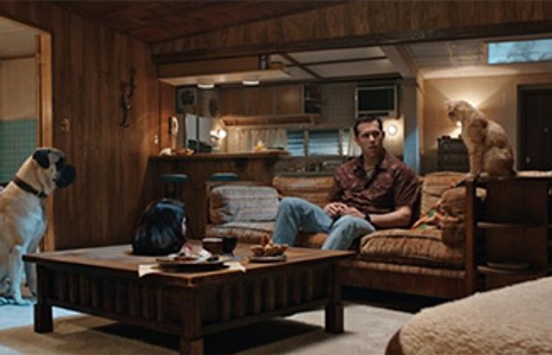 Une scène du film The Voices