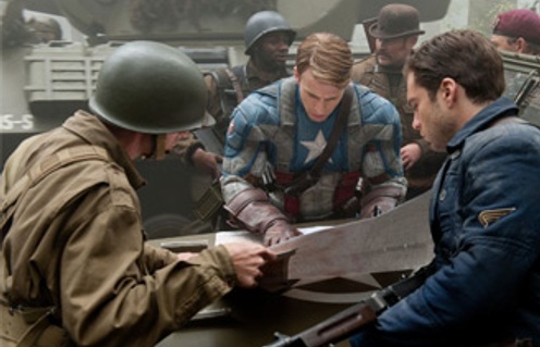 Une scène du film Captain America: The First Avenger