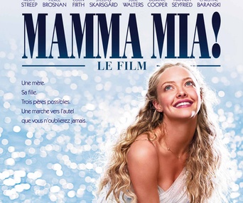 Affiche en français du film Mamma Mia!