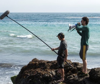 Sur le plateau du film Wish I Was Here