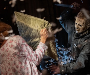 Une scène du film Halloween Ends