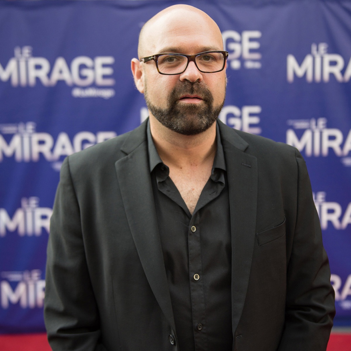 Sur le tapis rouge du film Le mirage