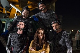 Sur le plateau du film Teenage Mutant Ninja Turtles Sur le plateau du film Teenage Mutant Ninja Turtles