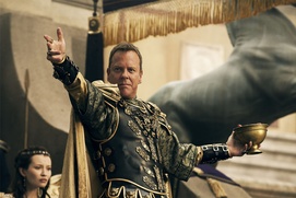 Une scène du film Pompeii