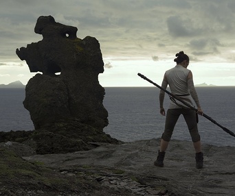 Une scène du film Star Wars: The Last Jedi