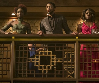 Une scène du film Black Panther