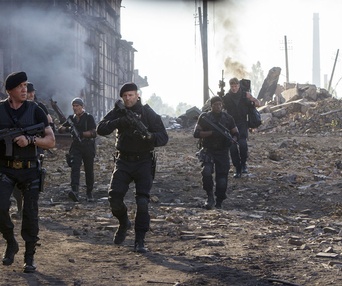 Une scène du film The Expendables 3