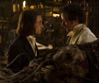 Une scène du film Victor Frankenstein