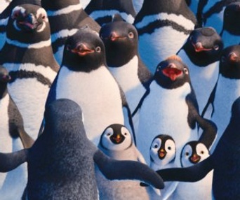 Une scène du film Happy Feet Two