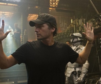 Sur le plateau du film Total Recall