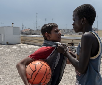 Une scène du film La vie devant soi