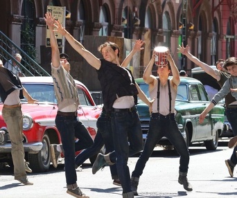 Une scène du film West Side Story
