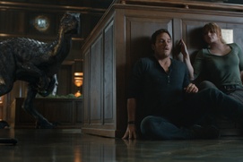 Une scène du film Jurassic World: Fallen Kingdom