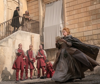 Une scène du film Cyrano