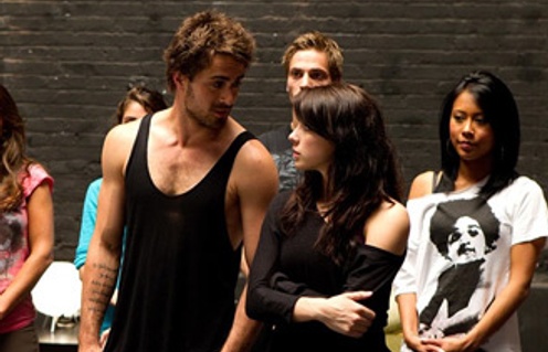 Mylène St-Sauveur et Nico Archambault dans le film Sur le rythme